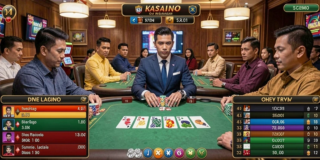 Tampilan menu yang menarik dan informatif.