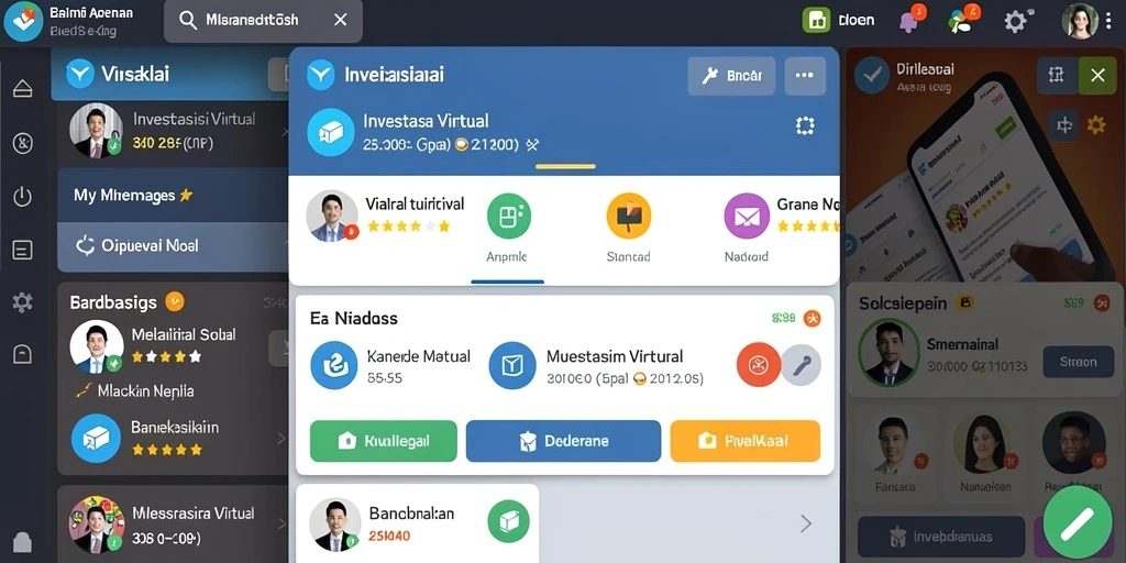 Tampilan antarmuka yang user-friendly.