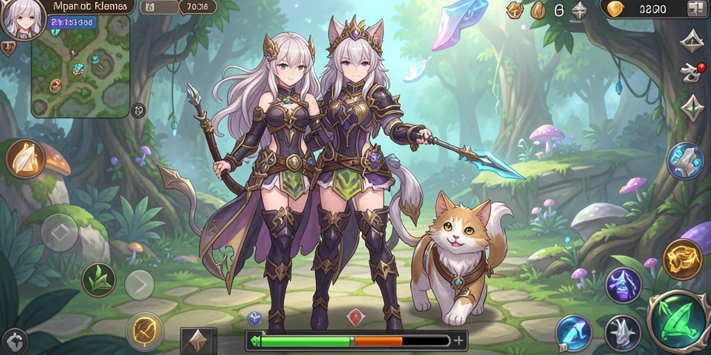 Tampilan antarmuka game yang menarik dan user-friendly.