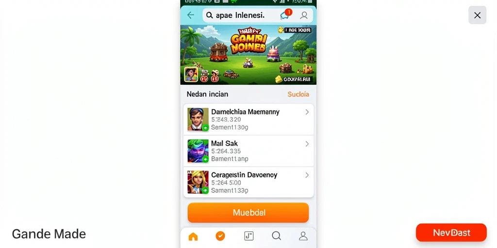 Tampilan awal aplikasi FUNGAME777 yang menarik.