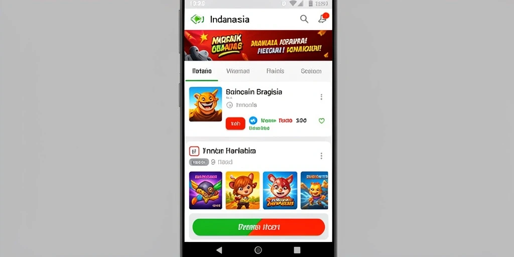 Screenshot menunjukkan karakter utama dalam pertempuran epik.