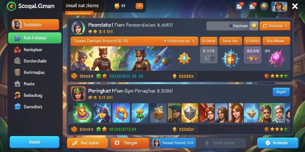 Tangkapan layar menunjukkan karakter kelinci beraksi dalam petualangan.