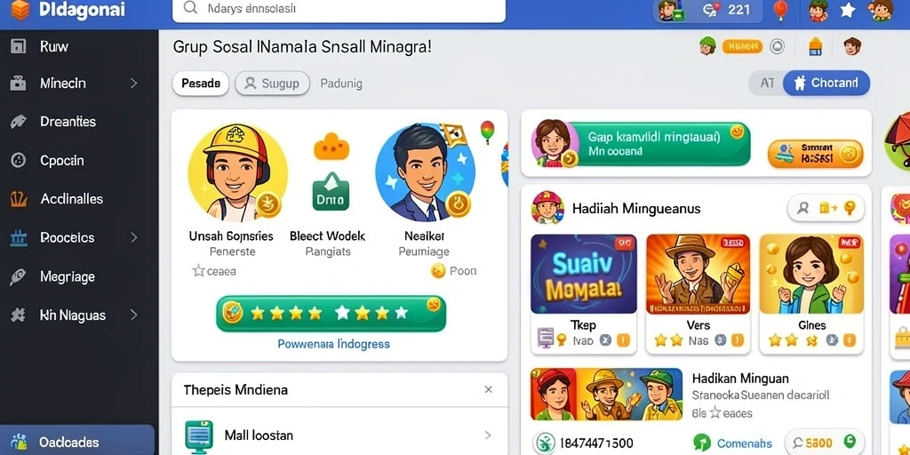 Tampilan menu utama yang user-friendly.