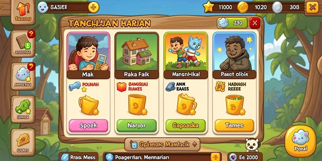 Tampilan antarmuka pengguna yang menarik dan intuitif.