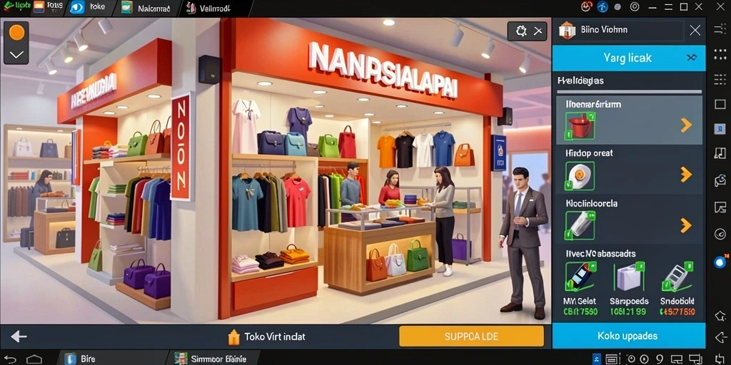 Tampilan antarmuka yang intuitif dan menarik.