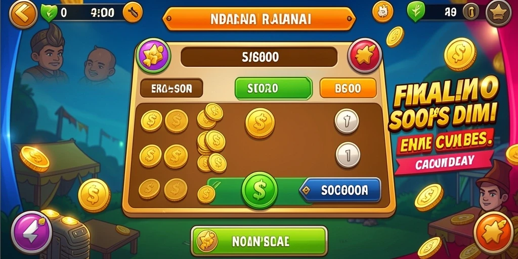 Tampilan menu utama yang menarik dan intuitif.