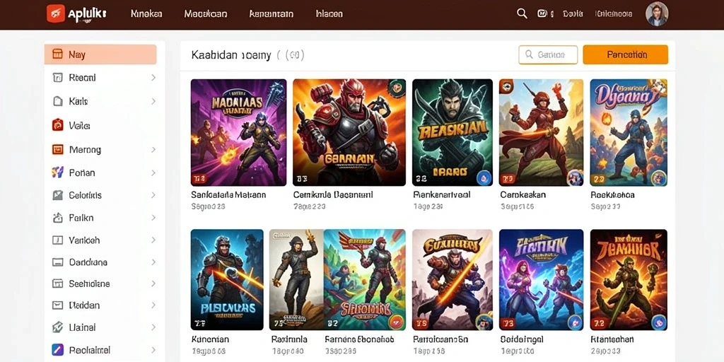 Tampilan antarmuka yang modern dan menarik.