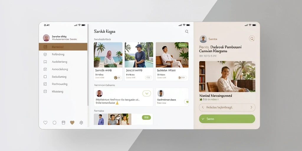 Tampilan antarmuka yang menarik dan user-friendly.
